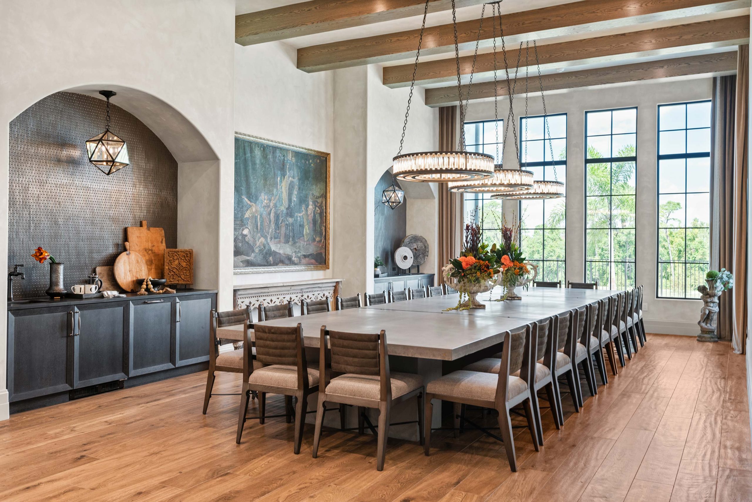 orlando luxury rental remodeling project dining room Muirfield Loop