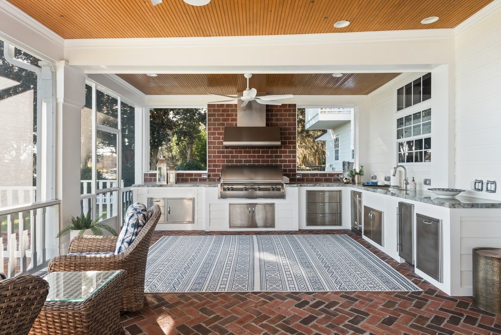 S&W Kitchens Sarah Kraus covered outdoor kitchen project Longwood, FL