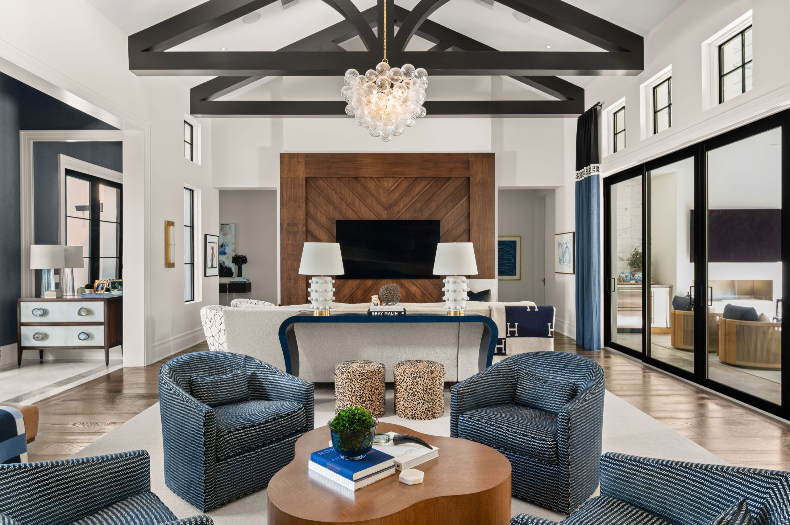 winter park, fl home renovation living room full view