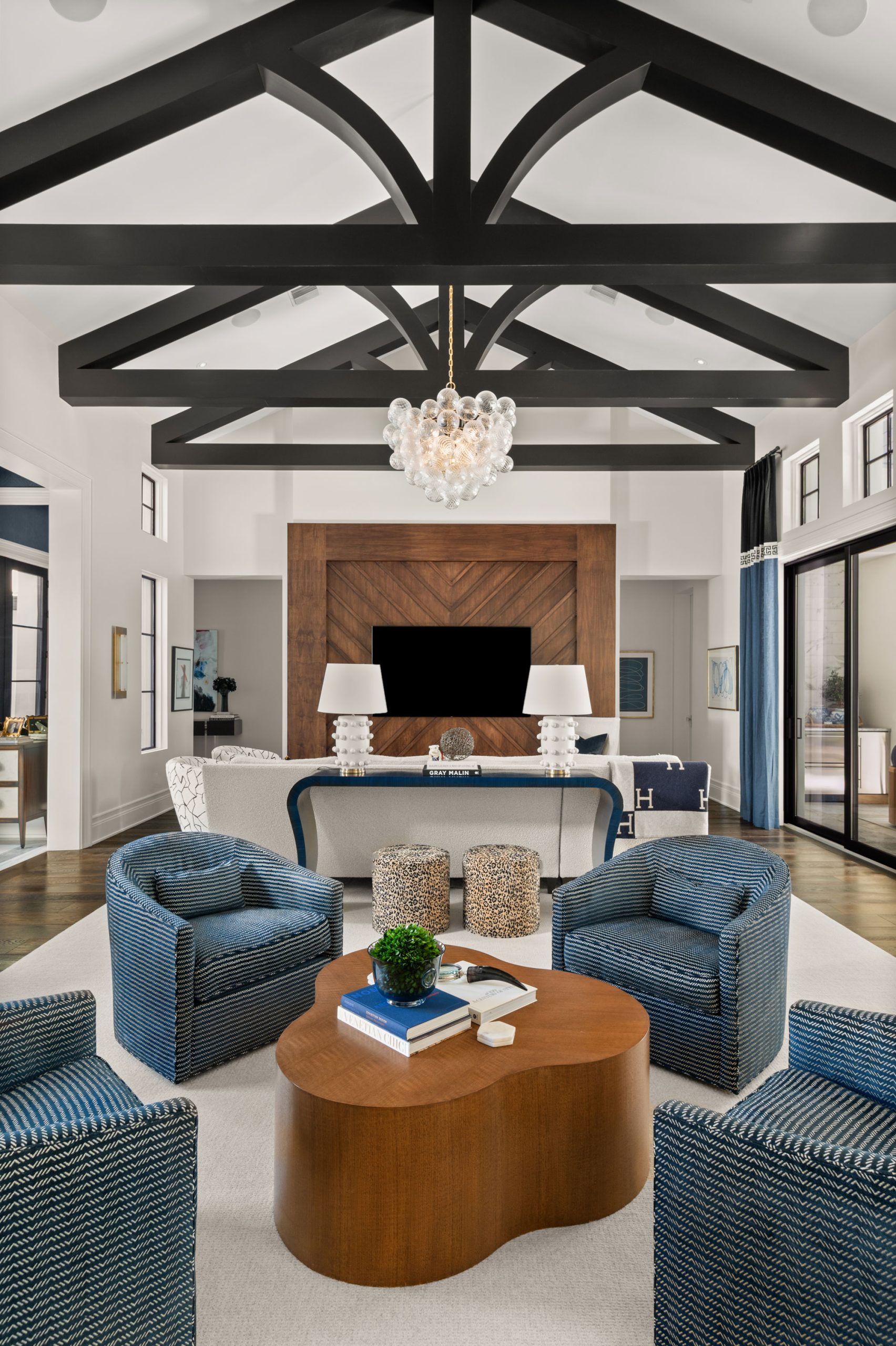 winter park, fl home renovation living room full view