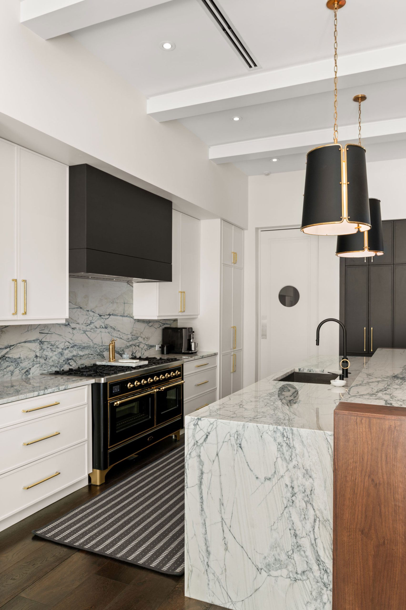 winter park, fl kitchen renovation modern hood and classic range