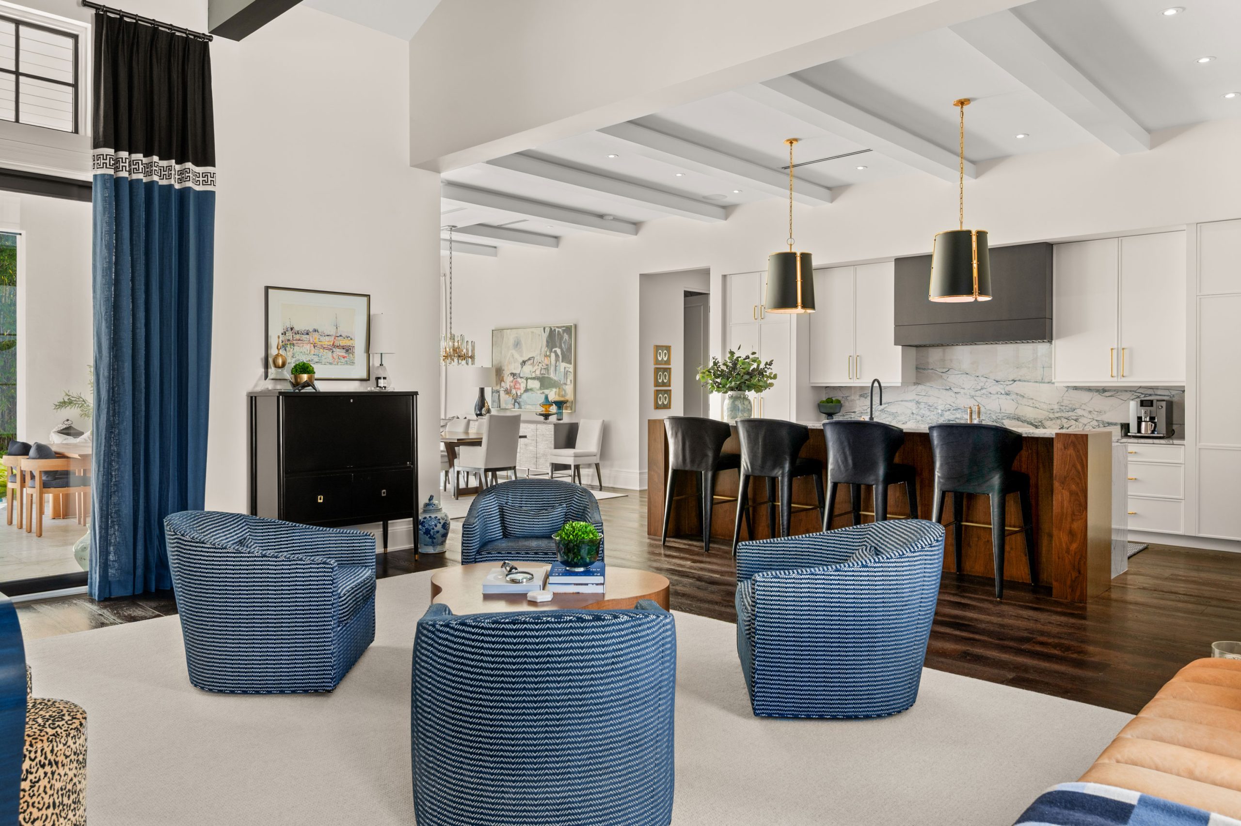 winter park, fl home renovation sitting area