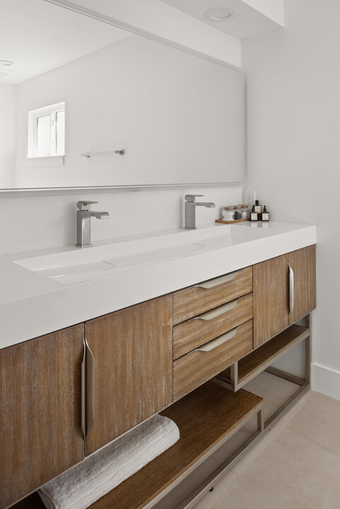 custom bathroom wood vanity 